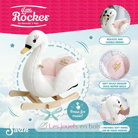 Bascule Cygne blanc GT67021 Gerardo’s Toys 4