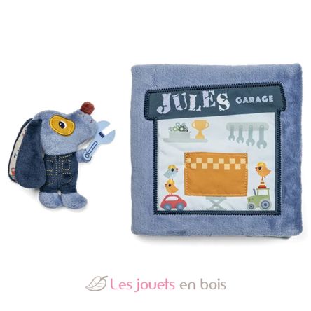 Livre d'activités Le garage de Jules LL83585 Lilliputiens 2