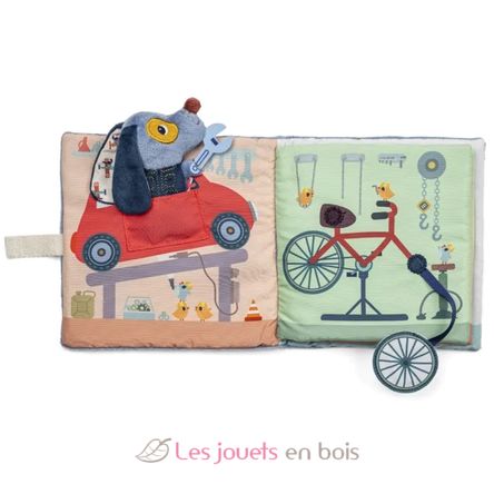 Livre d'activités Le garage de Jules LL83585 Lilliputiens 3