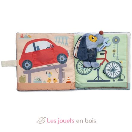 Livre d'activités Le garage de Jules LL83585 Lilliputiens 4
