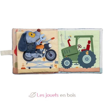 Livre d'activités Le garage de Jules LL83585 Lilliputiens 7