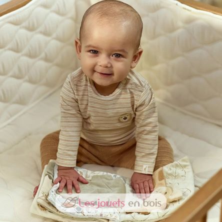 Livre d'activités tissu Safari Friends LD8307 Little Dutch 2