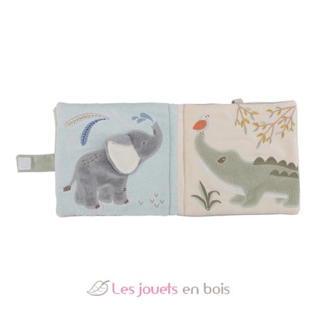 Livre d'activités tissu Safari Friends LD8307 Little Dutch 5
