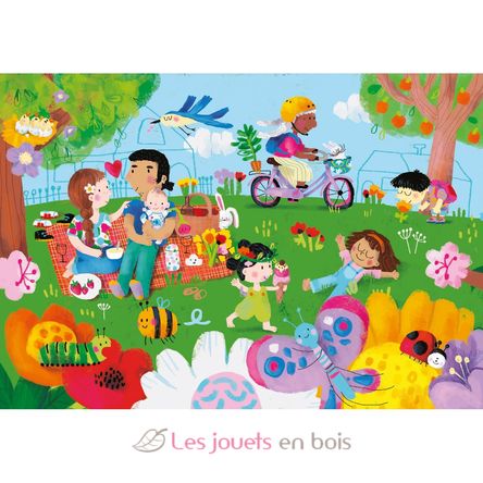 Livre puzzles en bois Les 4 saisons V7911 Vilac 5