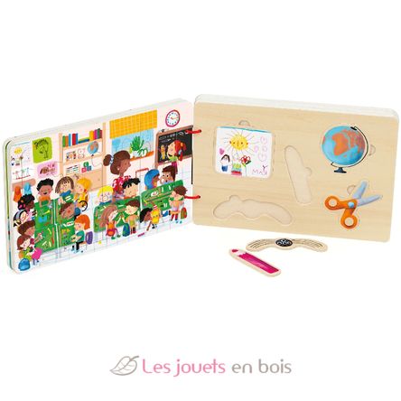 Livre puzzles en bois Les activités V7910 Vilac 3