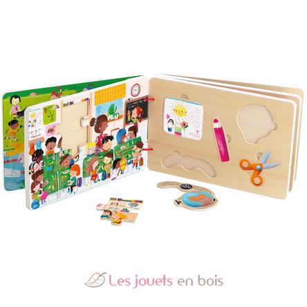 Livre puzzles en bois Les activités V7910 Vilac 2