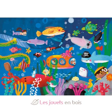 Livre puzzles en bois Voyage et aventures V7912 Vilac 5