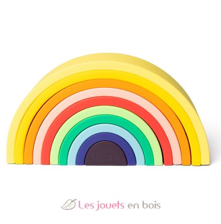 Arc-en-ciel en silicone multicolore - Little L - Les jouets en bois