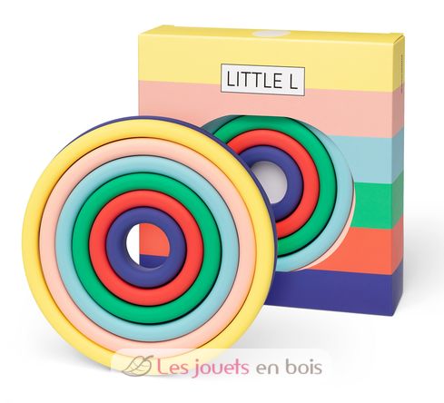 Cercles colorés en silicone LL025-001 Little L 3
