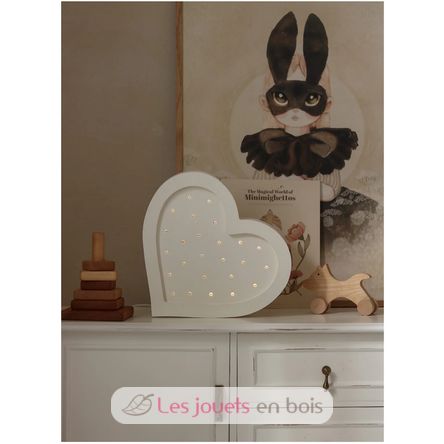 Lampe Veilleuse Cœur blanc LL026-001 Little Lights 3