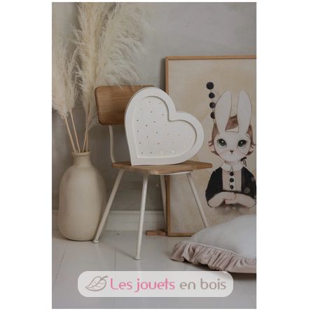 Lampe Veilleuse Cœur blanc LL026-001 Little Lights 4