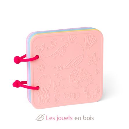 Livre de bain en silicone rose LL033-001 Little L 2