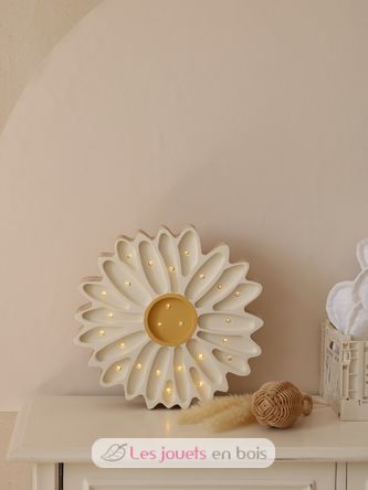 Lampe Veilleuse Marguerite blanche LL075-001 Little Lights 5