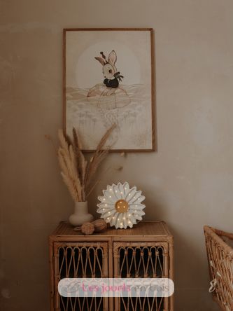 Lampe Veilleuse Marguerite blanche LL075-001 Little Lights 4