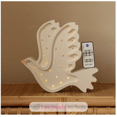 Lampe Veilleuse Colombe blanche LL076-001 Little Lights 3
