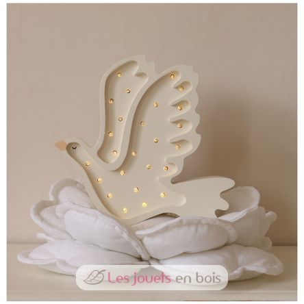 Lampe Veilleuse Colombe blanche LL076-001 Little Lights 5