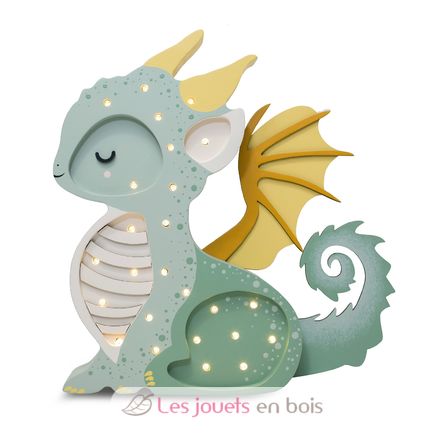 Lampe Veilleuse Dragon vert LL090-376 Little Lights 1