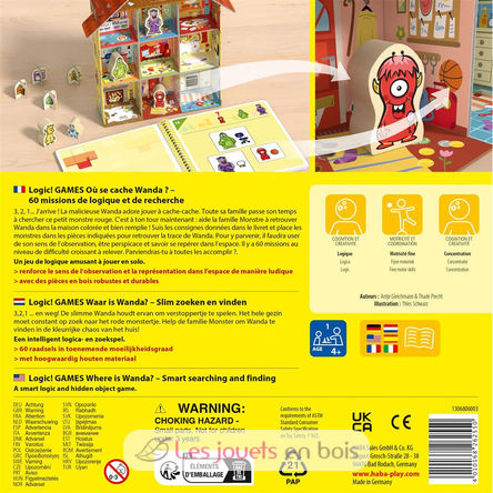 Logic Games Où se cache Wanda ? HA1306806003 Haba 6
