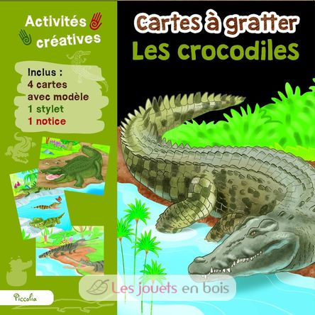 Cartes à gratter Les crocodiles PI-7595 Piccolia 1