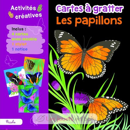 Cartes à gratter Les papillons PI-7360 Piccolia 1