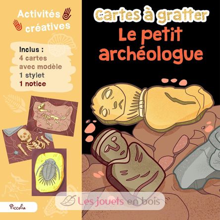 Cartes à gratter Petit archéologue PI-7594 Piccolia 1