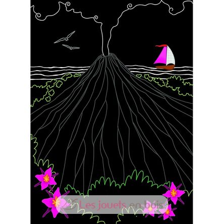 Cartes à gratter Les volcans PI-7596 Piccolia 2