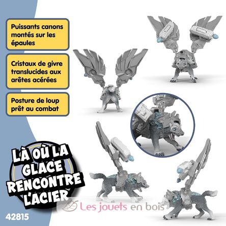 Figurine Loup de glace SC-42815 Schleich 3