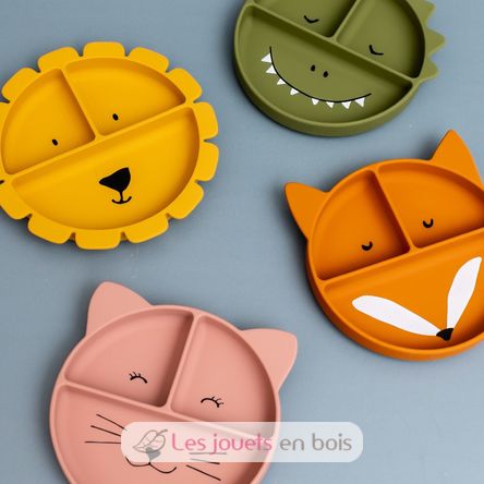Assiette à compartiments en silicone Mr Fox TX-96-445 Trixie 4