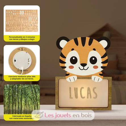 Lampe à poser personnalisable - Tigre VI-LSP04 Vintiun 2