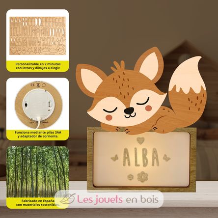 Lampe à poser personnalisable - Renard VI-LSP05 Vintiun 2