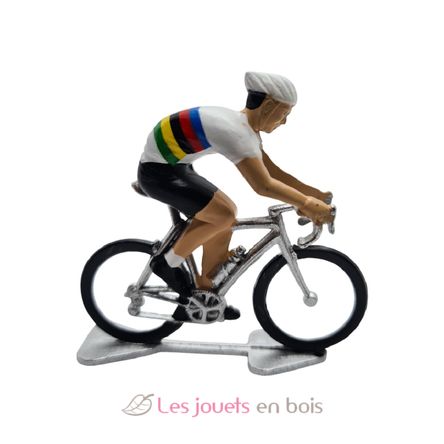 Figurine cycliste M Maillot du champion du monde FR-M15 Fonderie Roger 1