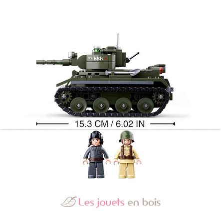 Army WWII - Char militaire allié SL-M38-B0686 Sluban 5