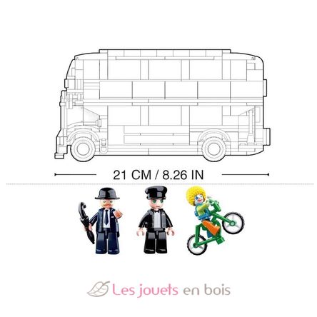 Model Bricks - Bus londonien SL-M38-B0708 Sluban 4