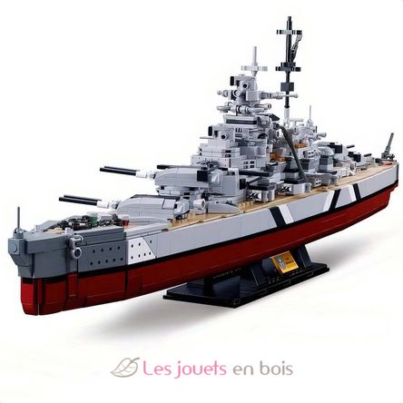Model Bricks - Cuirassé Bismarck 2 en 1 SL-M38-B1102 Sluban 4