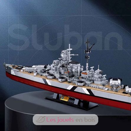 Model Bricks - Cuirassé Bismarck 2 en 1 SL-M38-B1102 Sluban 7