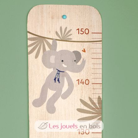 Toise en bois Éléphant jungle MA0263 Maïlou Tradition 6