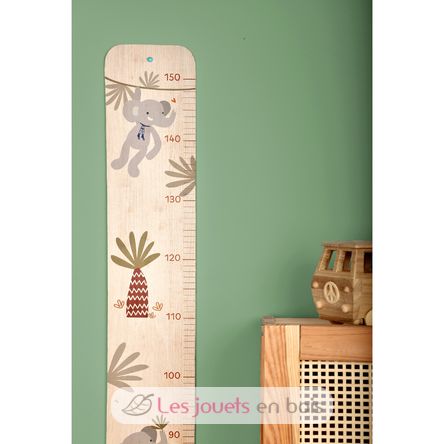 Toise en bois Éléphant jungle MA0263 Maïlou Tradition 5