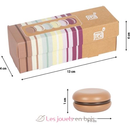 Macarons en bois Fresh LE12828 Small Foot company 2