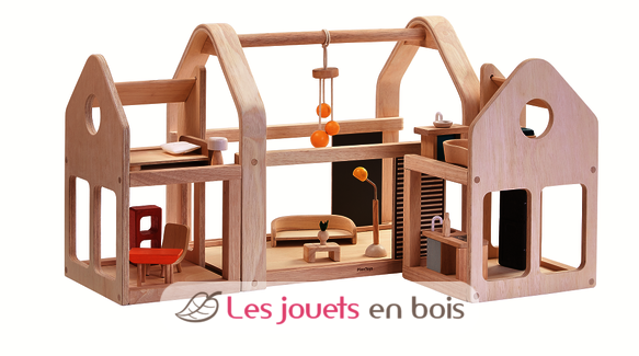 Maison 3 en 1 meublée PT7611 Plan Toys 2