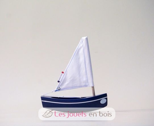 Bateau Le Bâchi bleu marine 17cm TI-N200-BACHI-BLEU-MARINE Maison Tirot 2