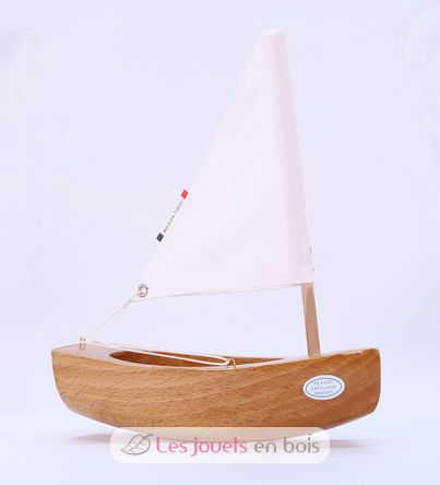 Bateau Le Bâchi bois naturel 17cm TI-N200-BACHI-BOIS-NATUREL Maison Tirot 3