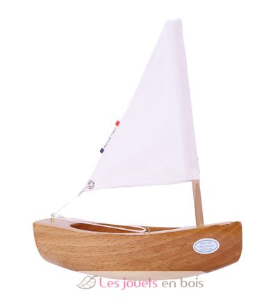 Le Bâchi bateau thonier 17 cm - Bateau en bois Tirot Fabrication Française  - Jouet de bain