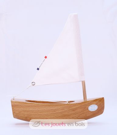 Bateau Le Bâchi bois naturel 17cm TI-N200-BACHI-BOIS-NATUREL Maison Tirot 2