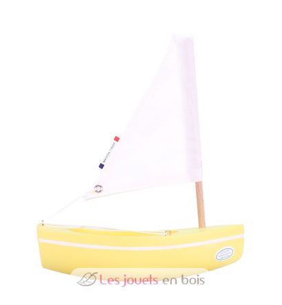 Bateau Le Bâchi jaune 17cm TI-N200-BACHI-JAUNE Maison Tirot 1