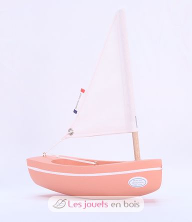 Bateau Le Bâchi rose 17cm TI-N200-BACHI-ROSE Maison Tirot 3