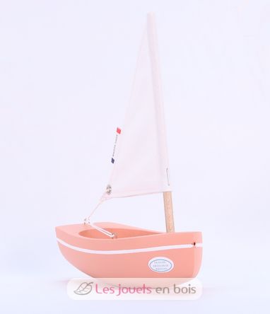 Bateau Le Bâchi rose 17cm TI-N200-BACHI-ROSE Maison Tirot 4