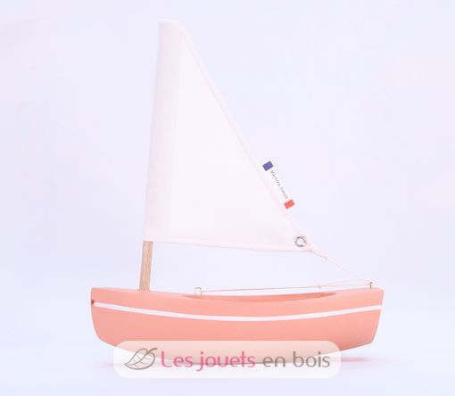 Bateau Le Bâchi rose 17cm TI-N200-BACHI-ROSE Maison Tirot 5