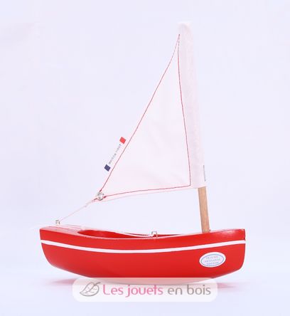 Bateau Le Bâchi rouge 17cm TI-N200-BACHI-ROUGE Maison Tirot 3