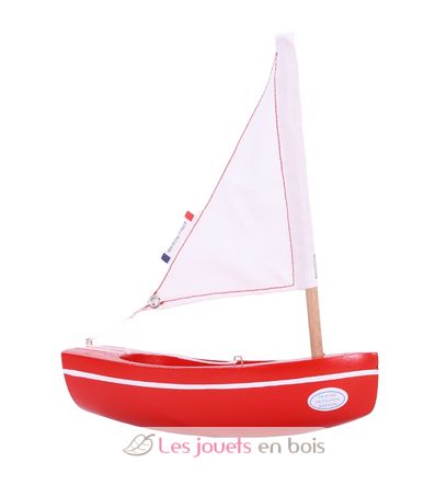 Bateau Le Bâchi rouge 17cm TI-N200-BACHI-ROUGE Maison Tirot 1