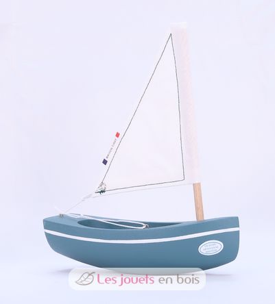 Bateau Le Bâchi vert abysses 17cm TI-N200-BACHI-VERT-ABYSSES Maison Tirot 3